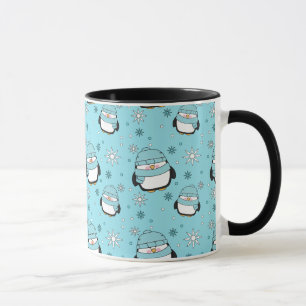 Winter Penguins Combo Mug