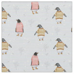 Winter Penguins Fabric