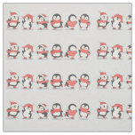 Winter Penguins fabric