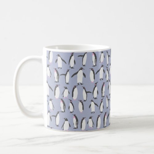 Winter Penguins seamless pattern  your ideas Coffee Mug
