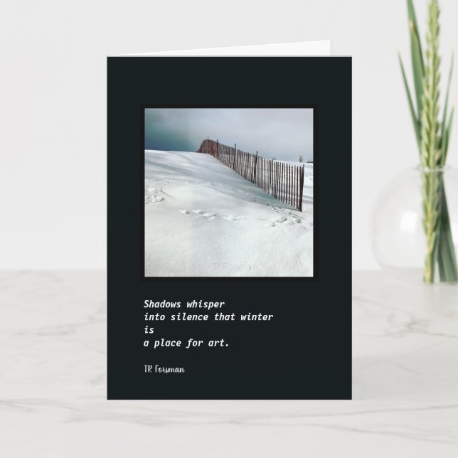 Winter photography by TRForsman *c2 Card (Front)