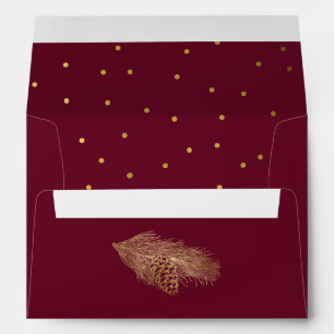 Winter Pine Holiday Envelope