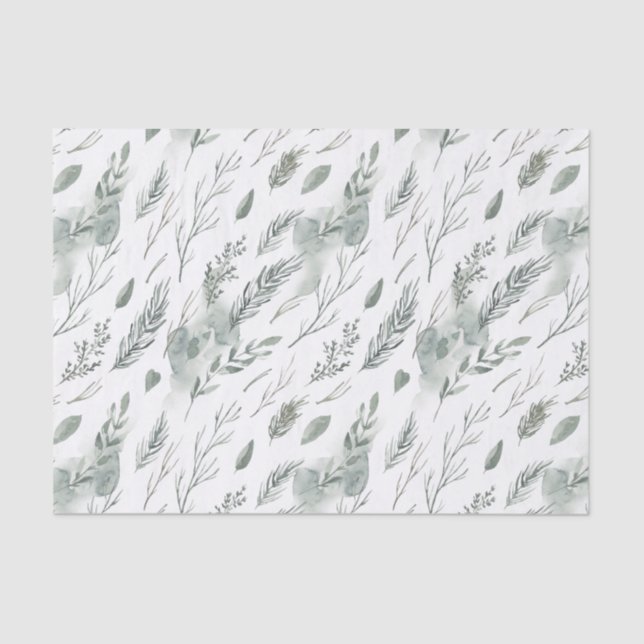 Winter Pine | Holiday Tissue Paper (Front)