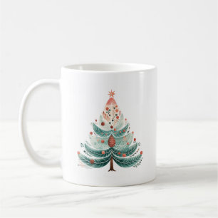 Winter Pine Tree Christmas Coffee Mug