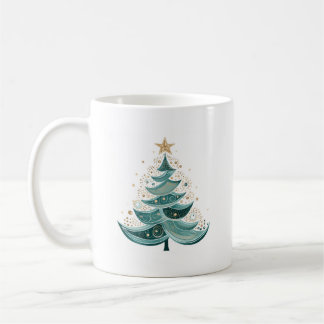 Winter Pine Tree Christmas Coffee Mug