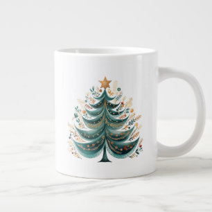 Winter Pine Tree Christmas Coffee Mug