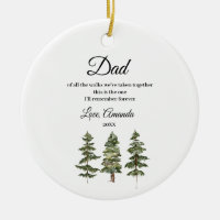 Winter Pine Trees Father of Bride Of all the walk