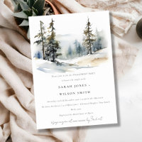 Winter Pine Trees Snow Landscape Engagement