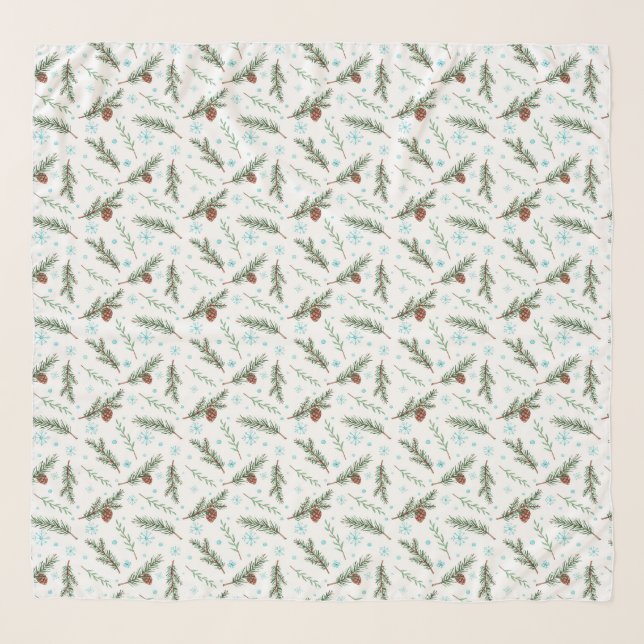 winter pinecone scarf (Front)