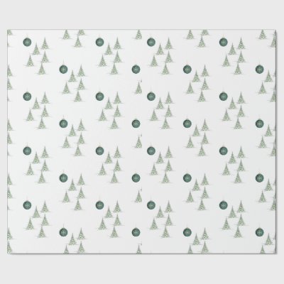 Winter Pines Gift Wrap