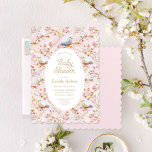Winter Pink Floral Girl Baby Shower Invitation<br><div class="desc">Get ready to celebrate your little one's grand arrival with our Winter Pink Floral Girl Baby Shower Invitation! This enchanting invite is adorned with delicate pink blossoms on a snowy background. Charm your loved ones with this beautiful invitation and make your baby shower a memorable event. Matching items in our...</div>