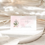 Winter pink how big is mommy's belly enclosure car<br><div class="desc">Winter pink how big is mommy's belly Enclosure Card. "Baby it's cold outside" baby shower game card.
Matching Sign available.</div>