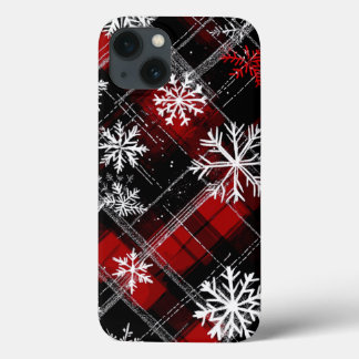 Winter Plaid iPhone 13 Case