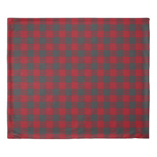 Winter Plaid Duvet Cover