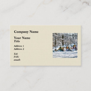 Winter Playground Business Card