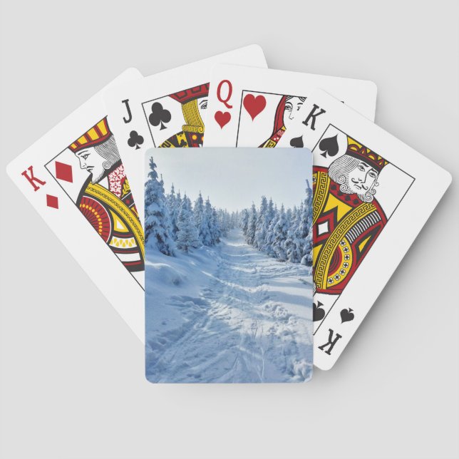 Winter  poker cards (Back)