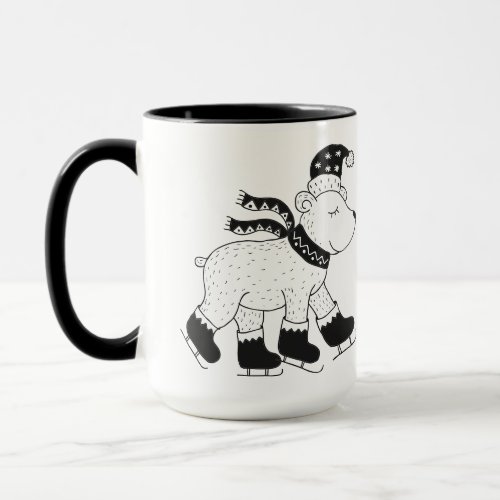 Winter Polar Bear Mug