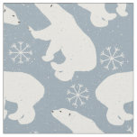Winter Polar Bear seamless pattern + your ideas Fabric