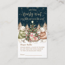 Winter Polar Bear Snowflake Baby Shower