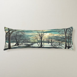 Winter Pond Body Pillow