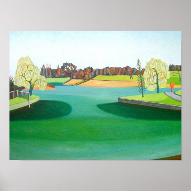 Winter Pond Poster (Front)