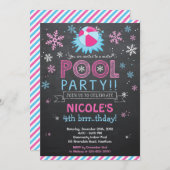 Winter Pool Invitation / Winter Pool Invite (Front/Back)