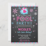 Winter Pool Invitation / Winter Pool Invite at Zazzle