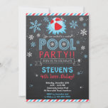 Winter Pool Invitation / Winter Pool Invite at Zazzle