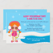 Winter Pool Party Invite (Front/Back)
