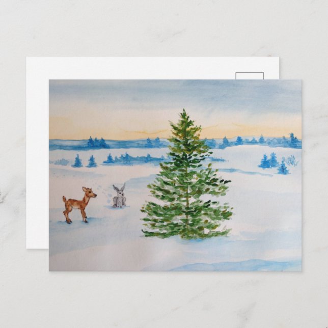 winter postcard (Front/Back)