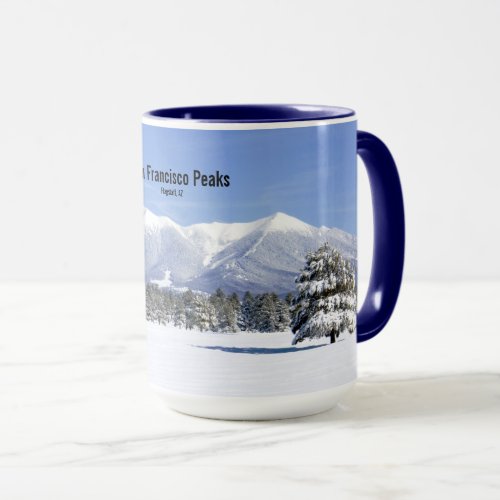 Winter Prairie San Francisco Peaks Flagstaff AZ Mug