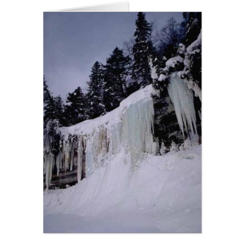 Winter Prominence Greetings Card