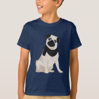 Winter Pug Dog for Dog Lovers T-Shirt