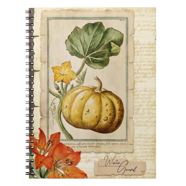 Winter Pumpkin Notebook (Front)