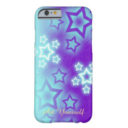 Winter Purple Stars Barely There iPhone 6 Case