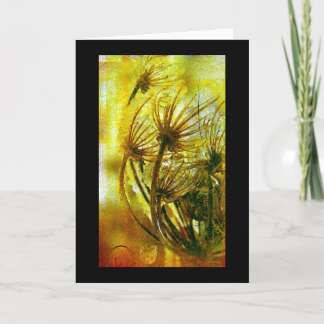 Winter Queen Anne's Lace Card (Front)