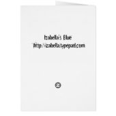 winter queen~ cards (Back)