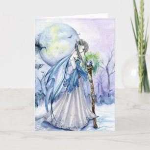 Winter Queen Greeting Card