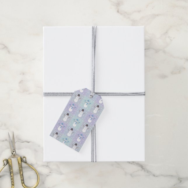 Winter Quilt Gift Tag (With Twine)