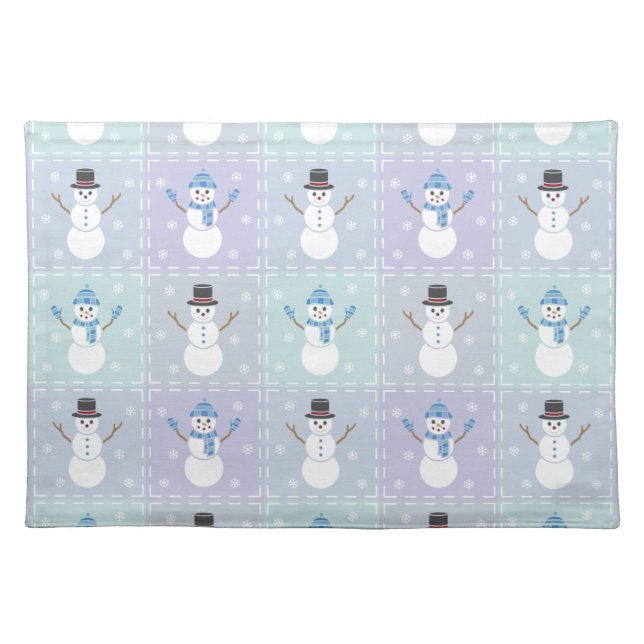 Winter Quilt Place Mat (Front)