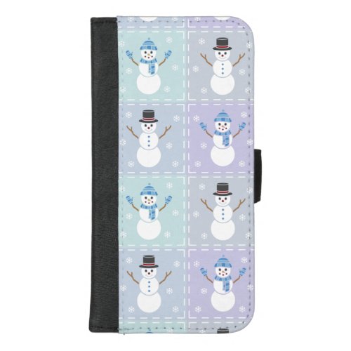 Winter Quilt Smartphone Wallet Case