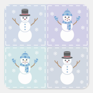 Winter Quilt Sticker