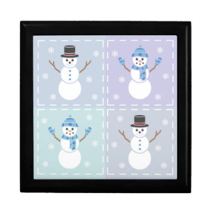 Winter Quilt Tile Box