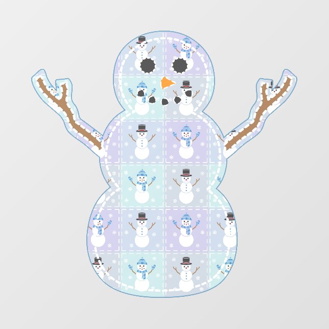 Winter Quilt Wall Decal (Front)