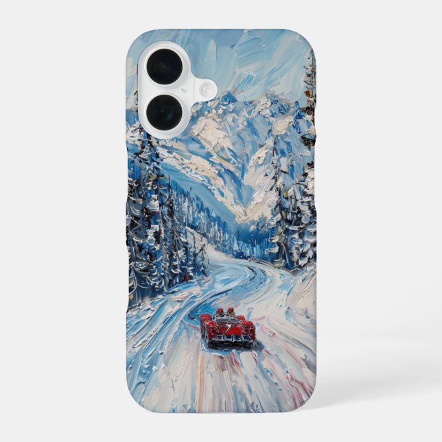 Winter Racer Iphone Case (Back)