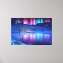 Winter Rainbow Canvas Print