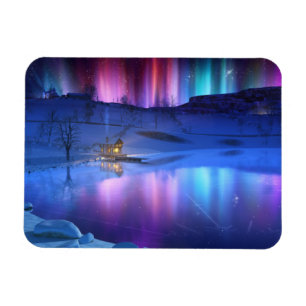 Winter Rainbow Flexible Magnet