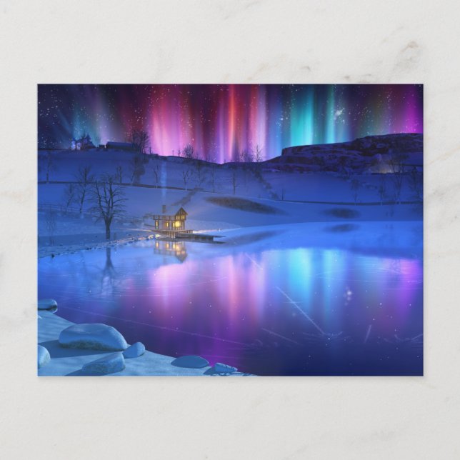 Winter Rainbow Postcard (Front)
