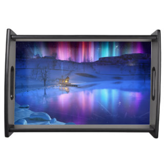 Winter Rainbow Serving Tray