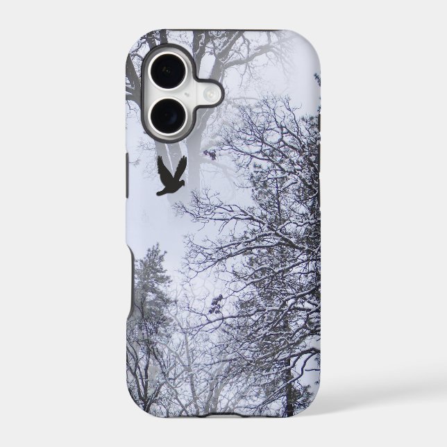 Winter Raven... Iphone Case (Back)